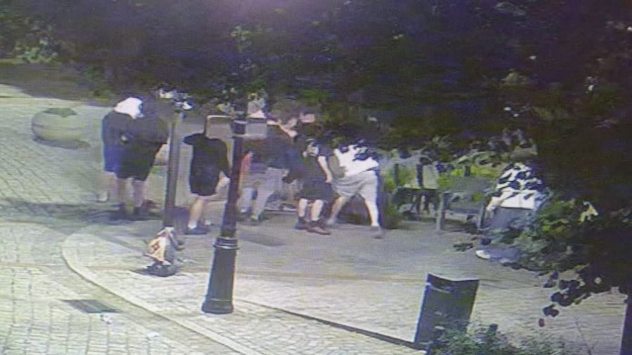 Gniezno: pobicie na rynku, zatrzymano cztery osoby (fot. KPP Gniezno)