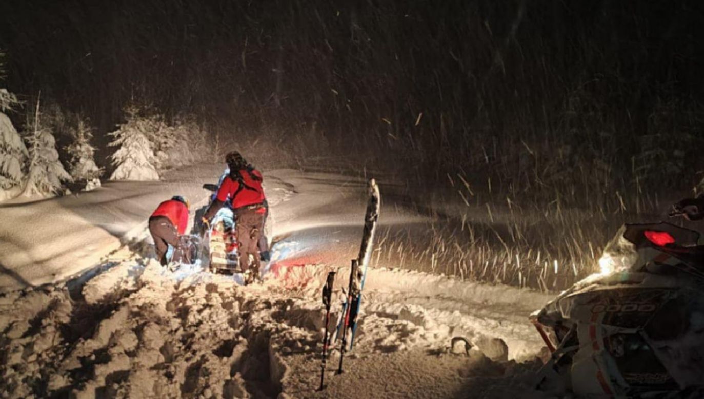 Goprowcy apelują o rozwagę i przestrzeganie podstawowych zasad poruszania się zimą w górach (fot. FB/GOPR Beskidy)