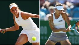 Donna Vekić i Magda Linette (fot. Getty)