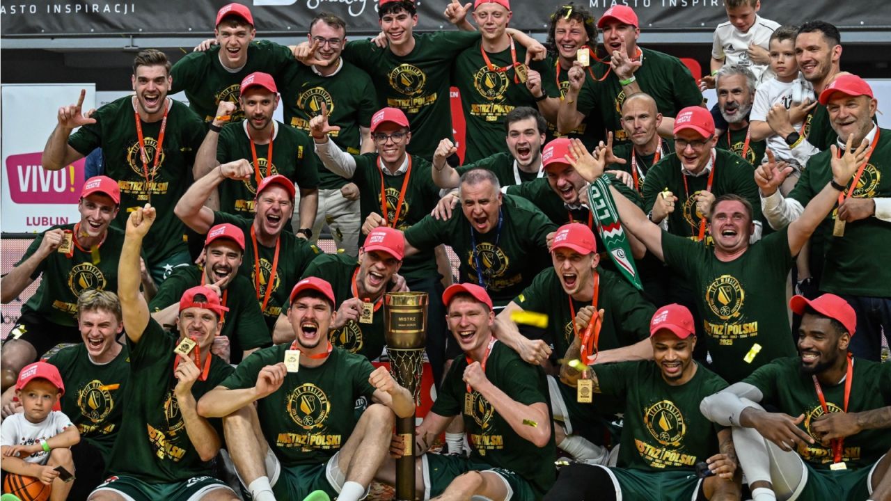 Legia Warszawa została koszykarskim mistrzem Polski (fot. PAP).