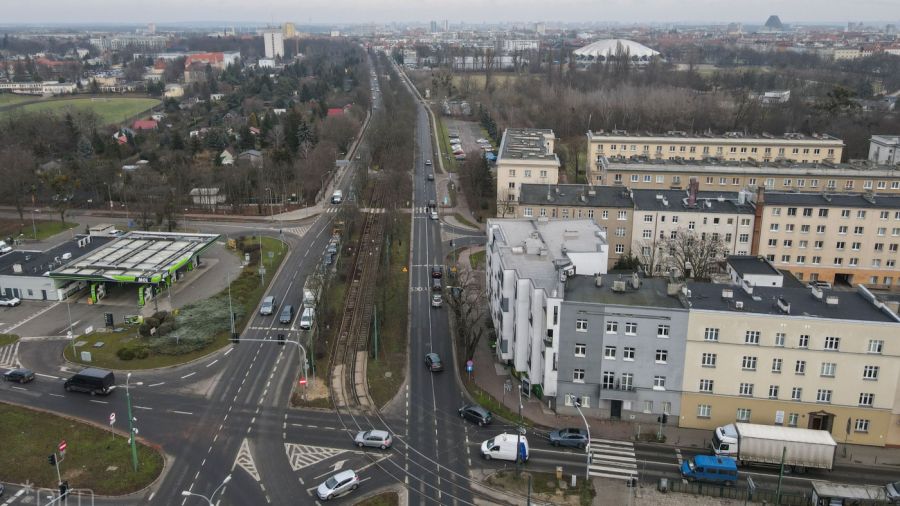 Wymiana nawierzchni jezdni ul. Reymonta Poznań, PIM (fot. PIM)