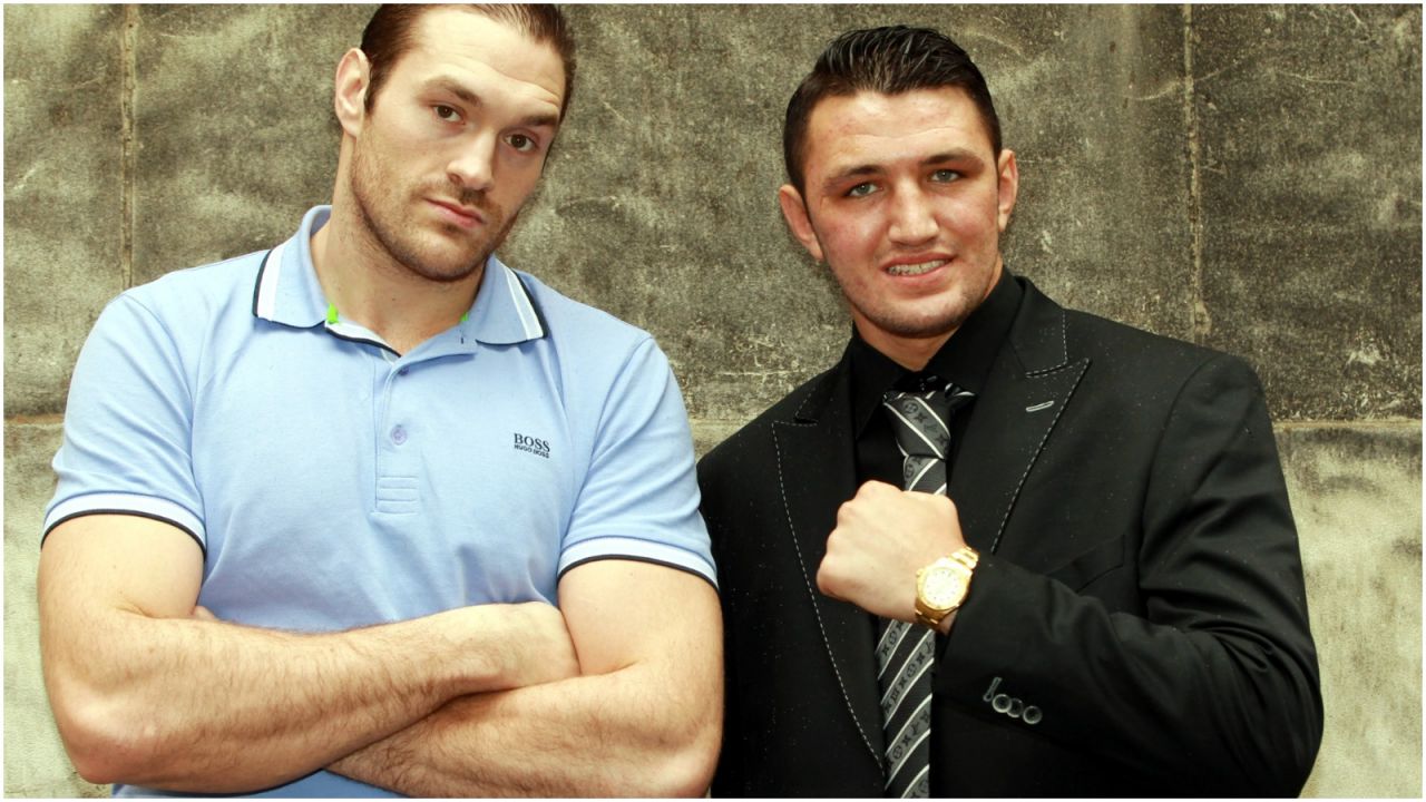 Tyson Fury [L] i Hughie Fury [P] (fot. Getty)