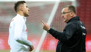 Czesław Michniewicz ma wystawić czterech obrońców na mecz z Meksykiem (fot. Getty) Skład reprezentacji Polski na mecz z Meksykiem na MŚ 2022