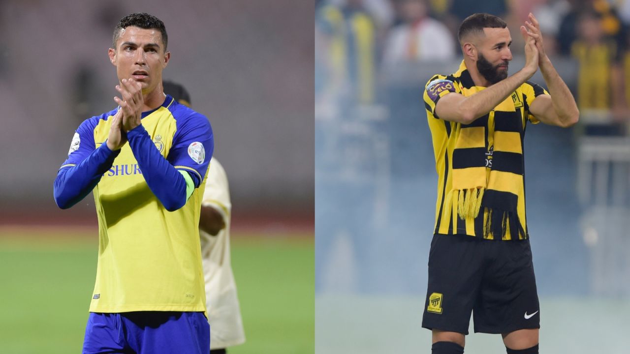Cristiano Ronaldo i Karim Benzema (fot. Getty)