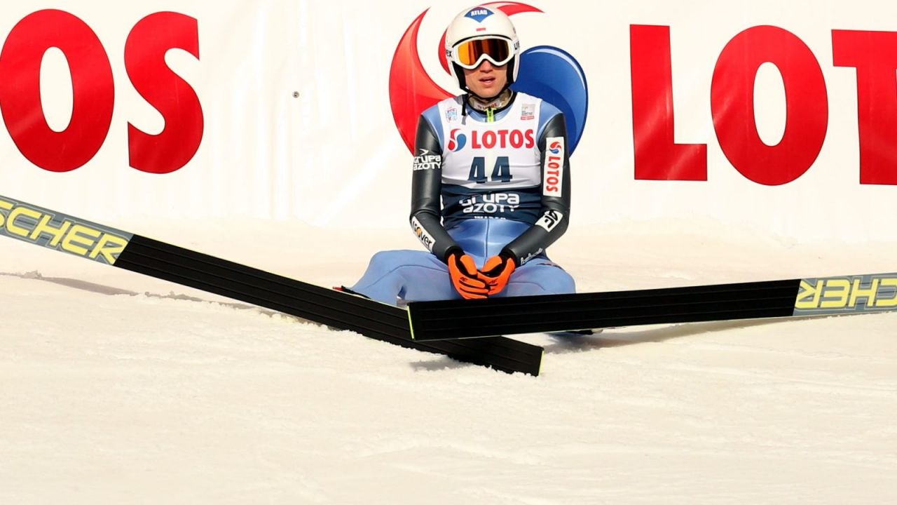 Kamil Stoch podczas konkursu Pucharu Świata w Wiśle (fot. PAP/Grzegorz Momot)