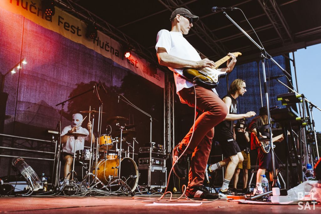 Выступ гурта «РСП» на «Hučna Fest». Варшава, Польшча. 29 чэрвеня 2024 года. (Фота: Белсат)