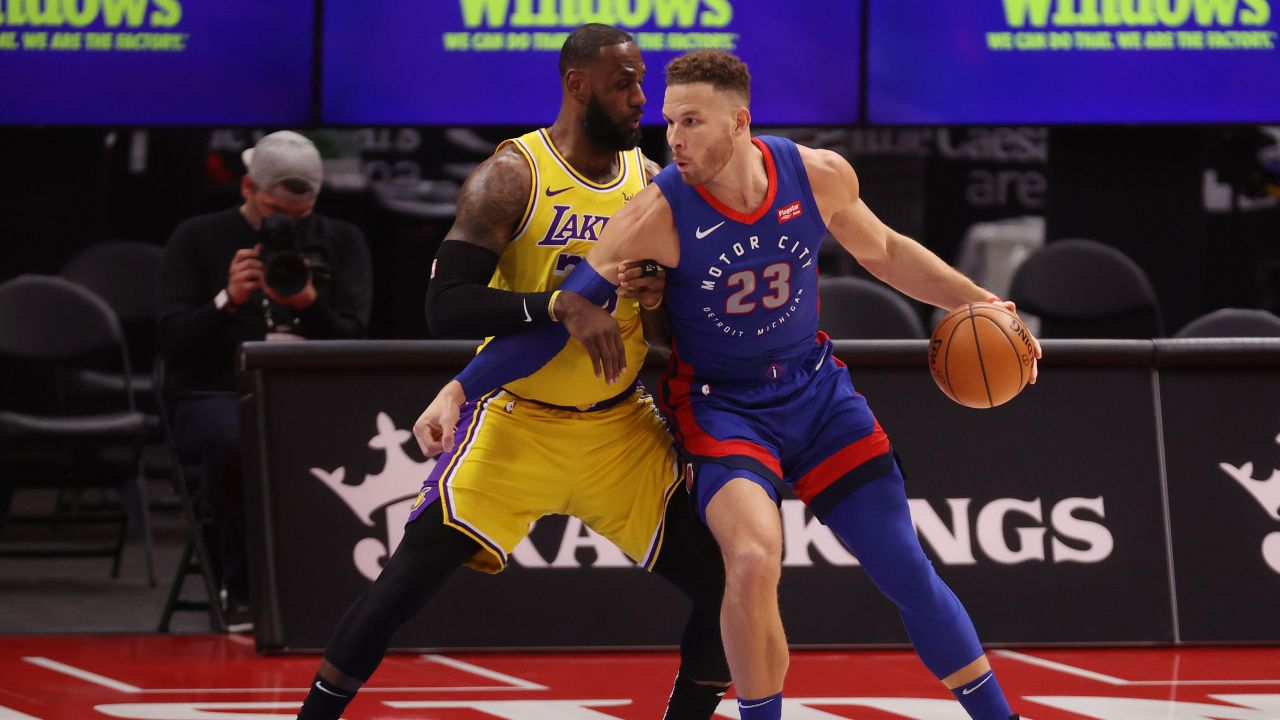 LeBron James i Blake Griffin (fot. Getty Images)