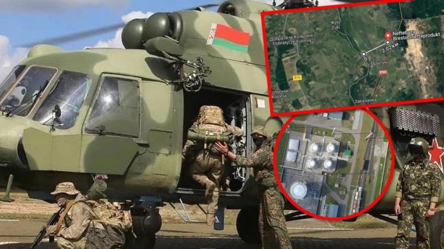 Białoruś i Rosja planują atak terrorystyczny (fot. FB/Ministerstwo Obrony Republiki Białoruś; sprotyv.mod.gov.ua)