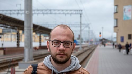 Ihar Ilyash is a journalist. Photo: Novychas.online