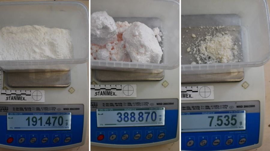 Miał przy sobie ponad 0,5 kg narkotyków. Akcja choszczeńskiej policji (źródło: KPP w Choszcznie)