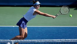 Jelina Switolina błyskawicznie awansowała do półfinału (fot. Getty)