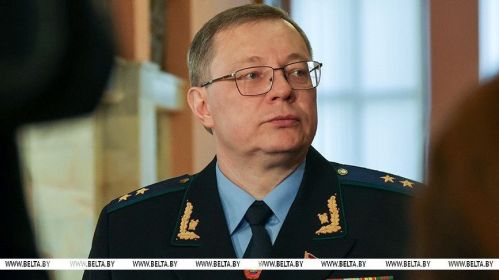 Генеральны пракурор Андрэй Швед. Фота: БелТА