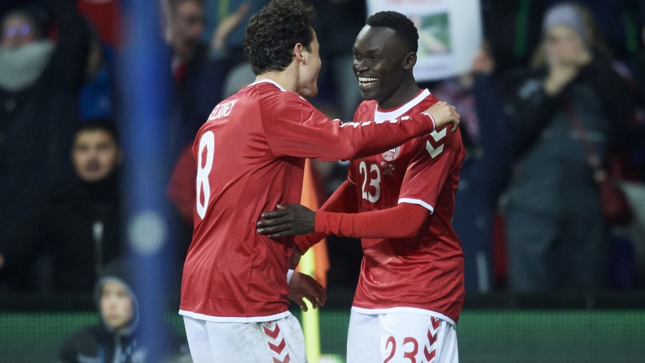 Thomas Delaney i Pione Sisto (fot. Getty Images)
