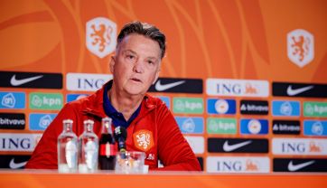 Trener reprezentacji Holandii Louis van Gaal podczas poniedziałkowej konferencji prasowej przed meczami Ligi Narodów z Polską i Belgią (fot. Getty Images)