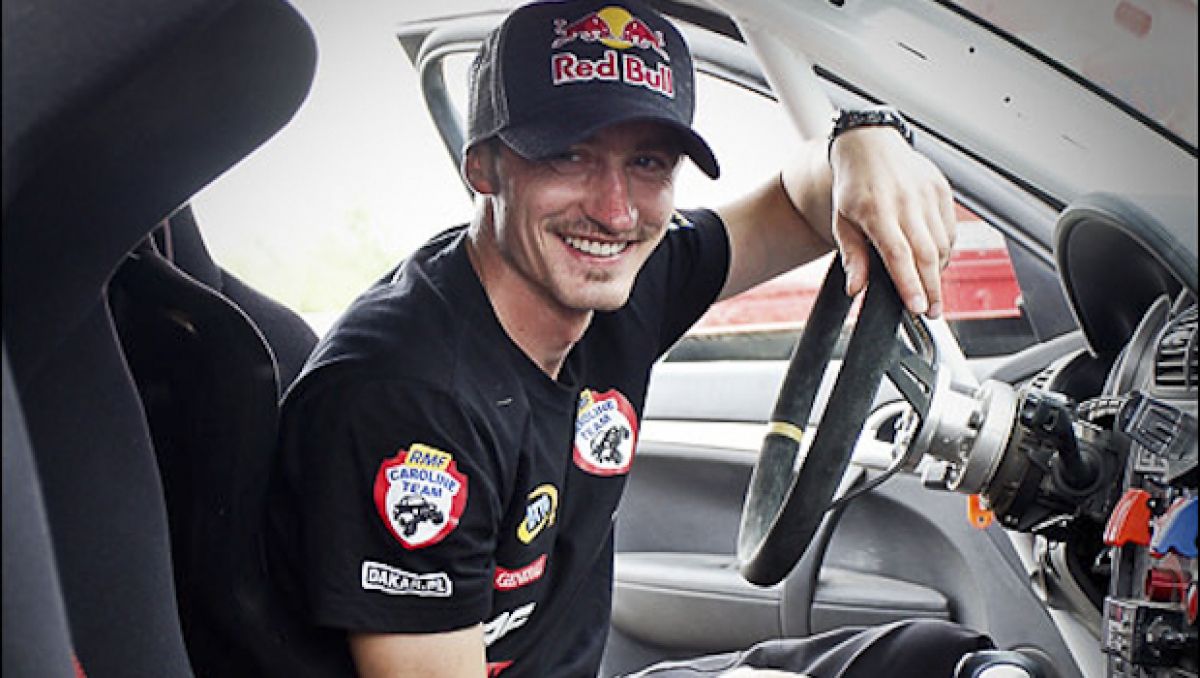 W sobotę Adam Małysz już na serio rozpoczął rajdową karierę (fot. RMF Caroline Team)