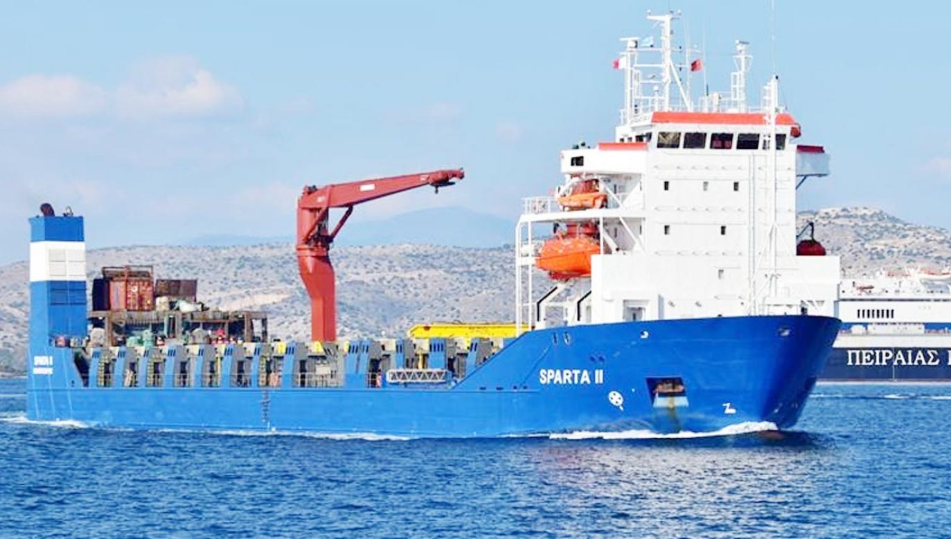 Rosjanie sprowadzali swoje uzbrojenie z Syrii objętym sankcjami statkiem handlowym (fot. www.marinetraffic.com)