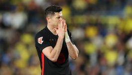 Robert Lewandowski i Wojciech Szczęsny (fot. Getty)