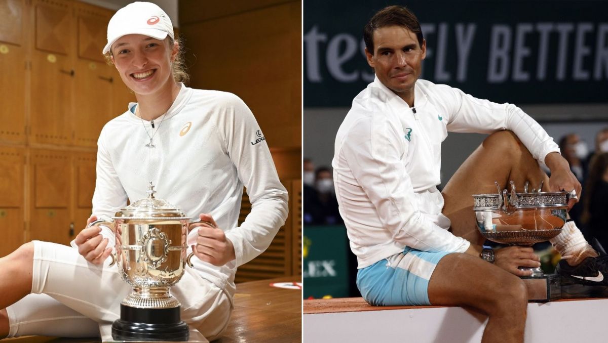 Iga Swiatek I Rafael Nadal Przeszli Do Historii Tenisa Pierwszy Taki Przypadek Od 65 Lat Sport Tvp Pl