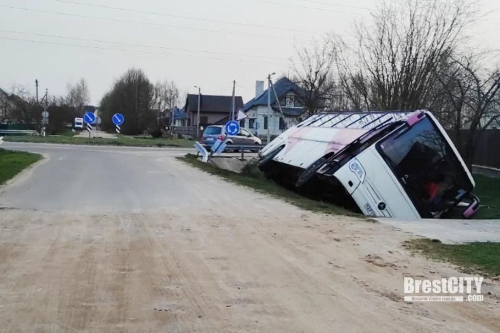 Месца здарэння ў Кобрыне 1 красавіка. (Фота: brestcity.com)