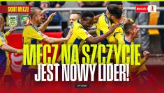 Arka Gdynia – Miedź Legnica. Betclic 1 Liga, 25. kolejka (fot. TVP SPORT)