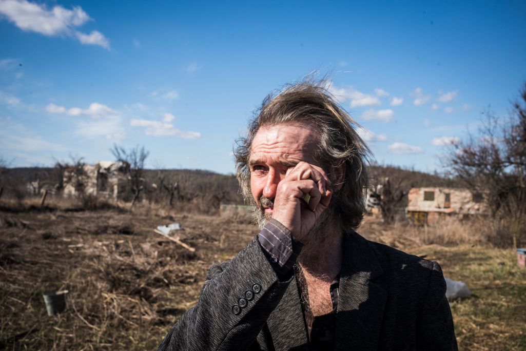 Ілюстрацыйны здымак. Жыхар Данецкай вобласці, 30 сакавіка 2024 г. (Фота: AA/ABACA / Abaca Press / Forum)